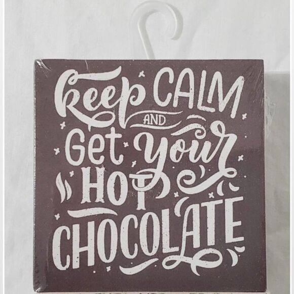 New Home Chunky Wood Block Sitters Décor - Picture 2 of 12